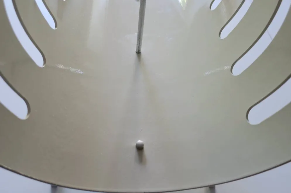 Porte-revues en contreplaqué laqué blanc Opal, années 1960