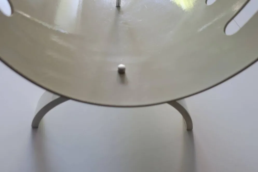 Porte-revues en contreplaqué laqué blanc Opal, années 1960