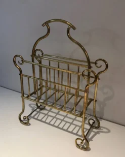 Porte-revues en laiton