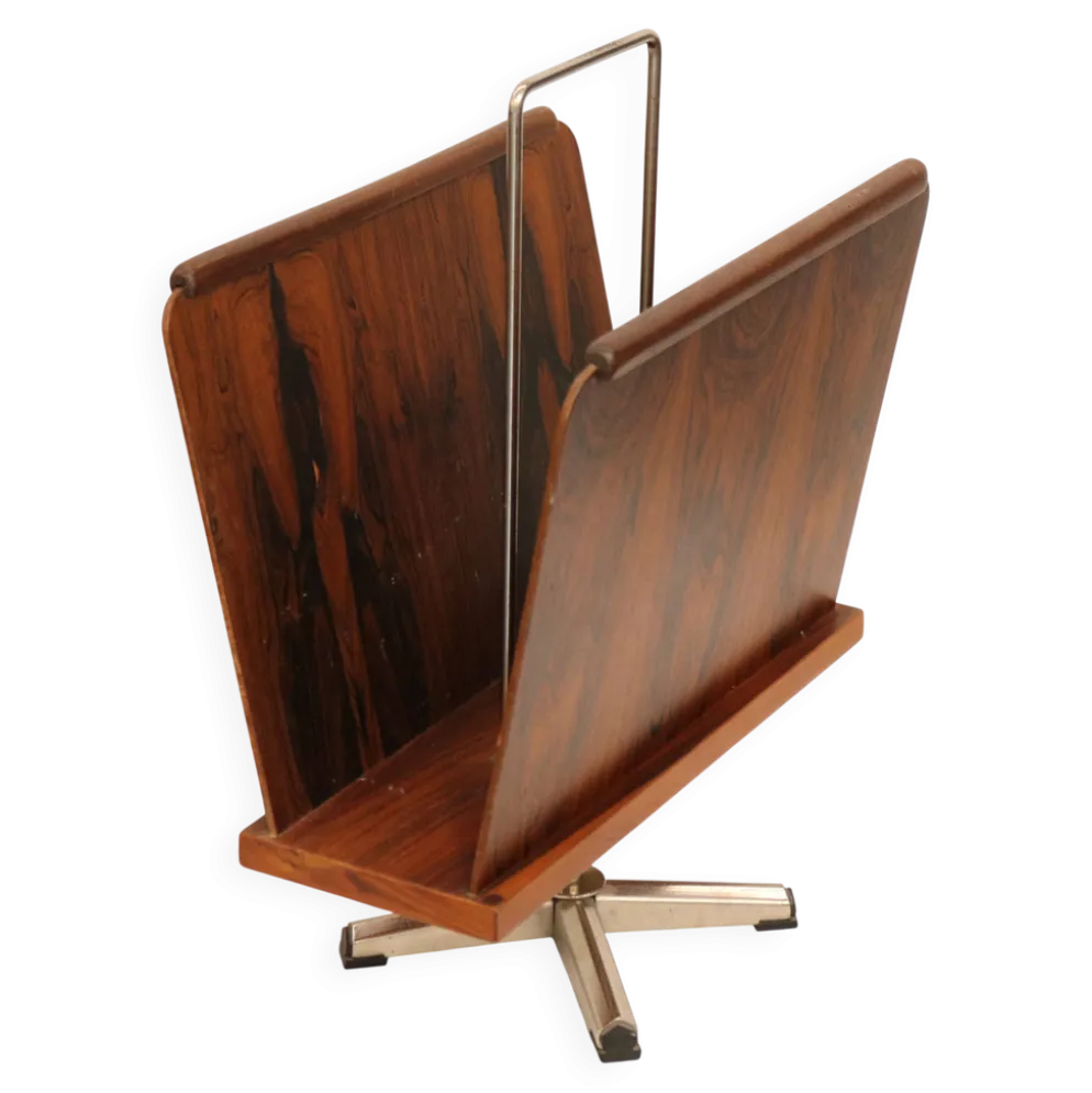 Porte-revues en teck par VAD trevarefabrikk, Norvège, années 1960.