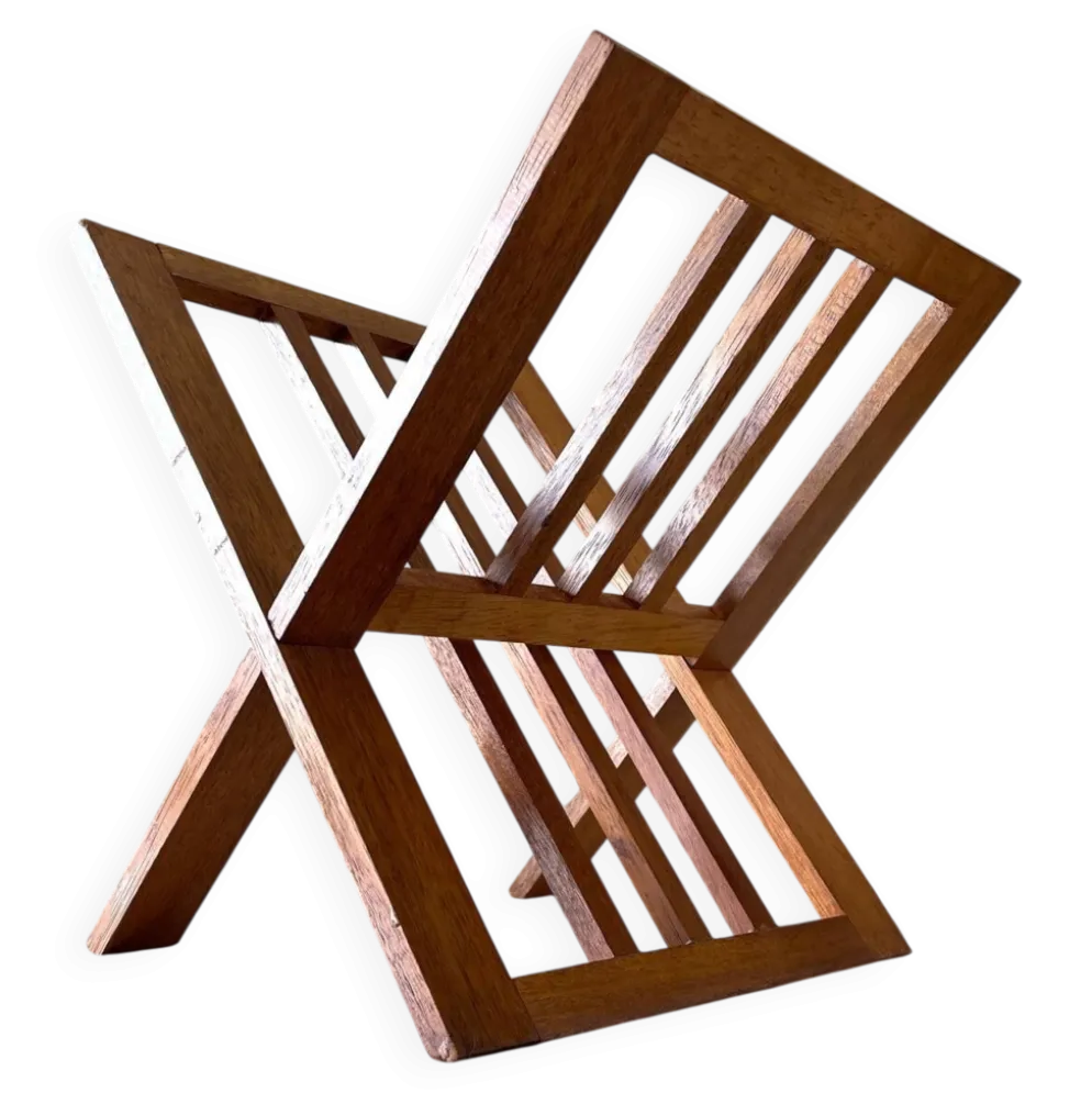 Porte-revues géométrique vintage