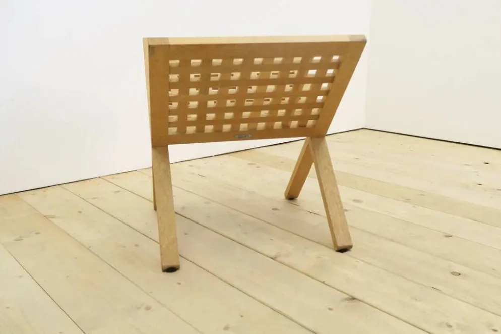 Porte-revues pliable en bois, années 1960