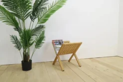 Porte-revues pliable en bois, années 1960