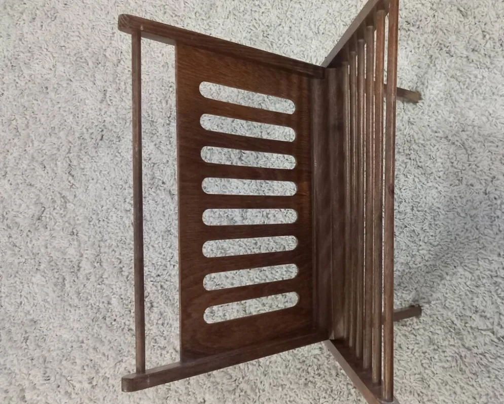 Porte-revues pliant Cees Braakman Pastoe – Design scandinave vintage