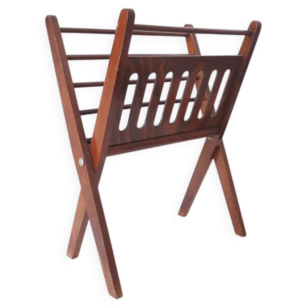 Porte-revues pliant Cees Braakman pour Pastoe – Design hollandais Mid-Centu