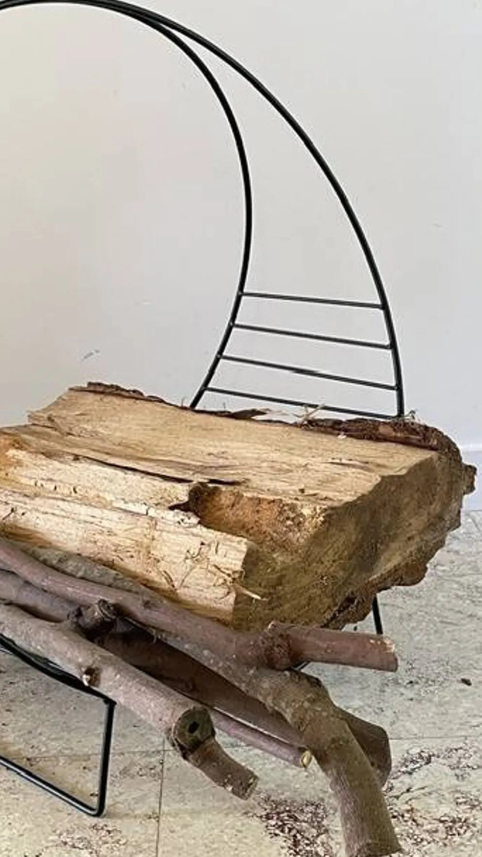Porte-revues porte-bûches vintage