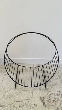 Porte-revues porte-bûches vintage