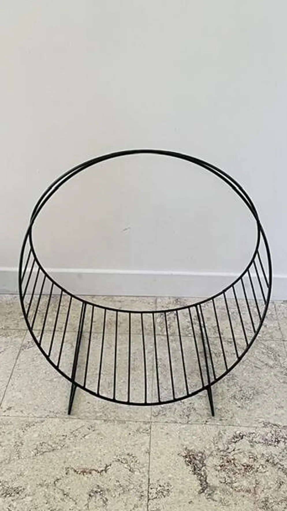 Porte-revues porte-bûches vintage