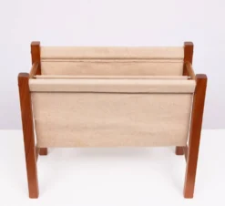 Porte-revues scandinave en teck 1960