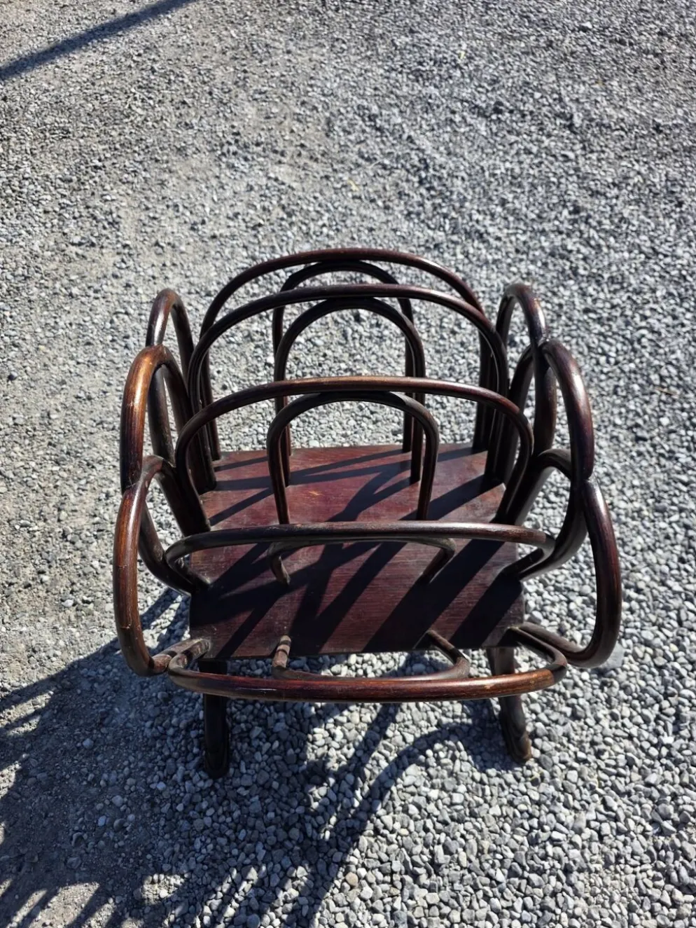 Porte revues Thonet en bois courbé art nouveau