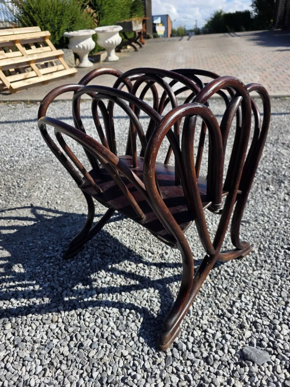 Porte revues Thonet en bois courbé art nouveau