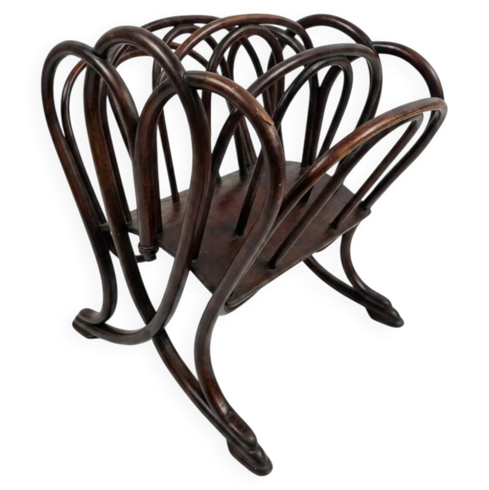 Porte revues Thonet en bois courbé art nouveau