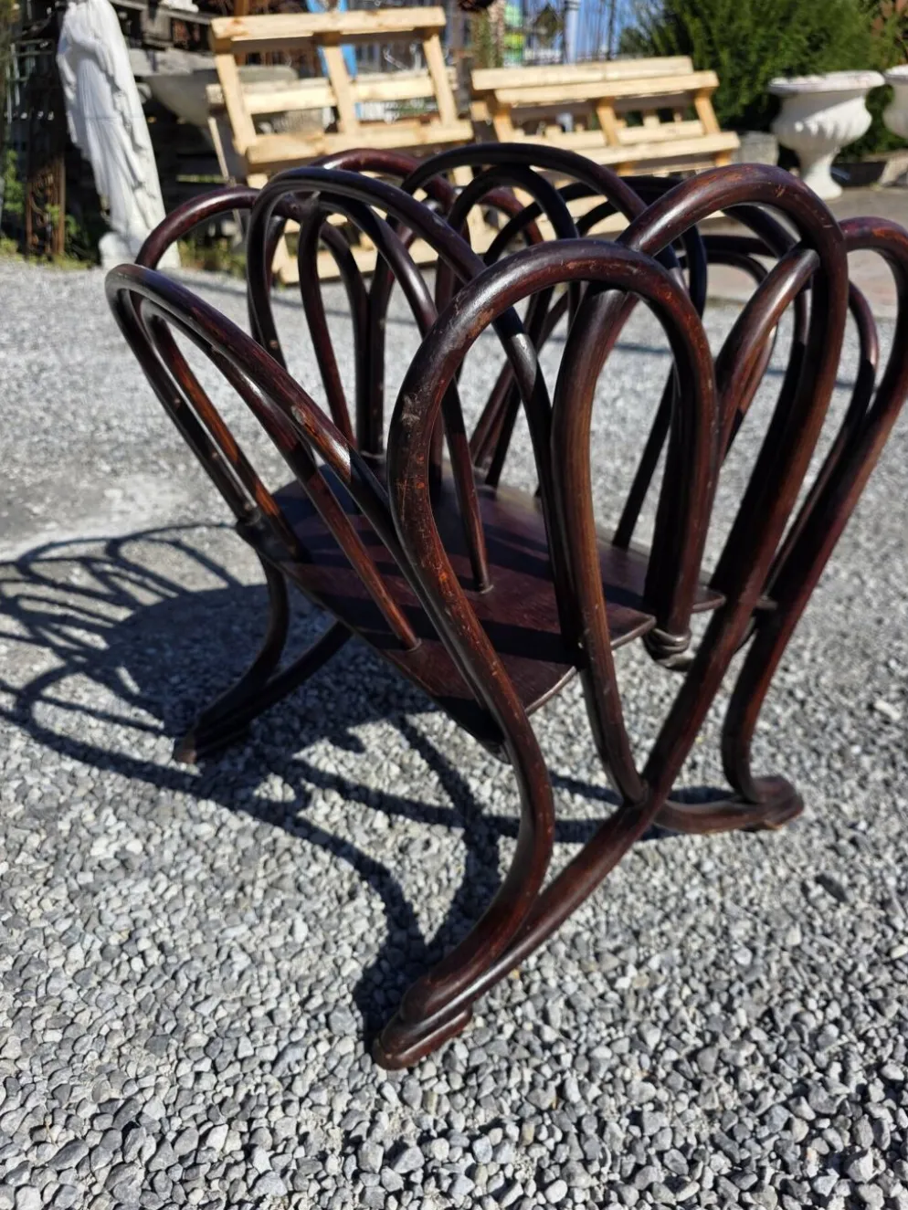 Porte revues Thonet en bois courbé art nouveau