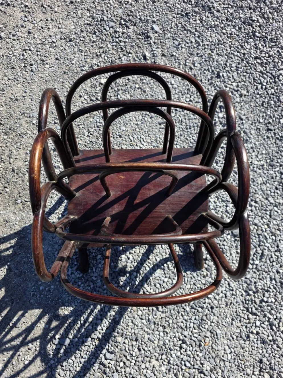 Porte revues Thonet en bois courbé art nouveau
