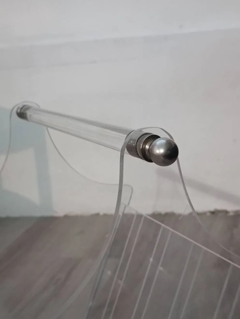 Porte Revues Vintage Plexiglas France 1980s