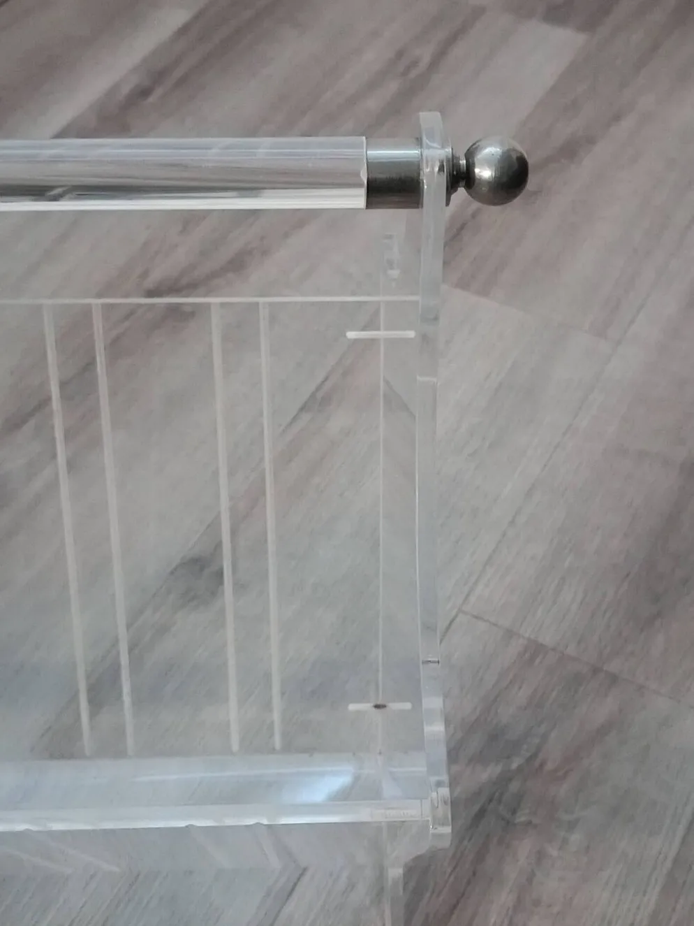 Porte Revues Vintage Plexiglas France 1980s