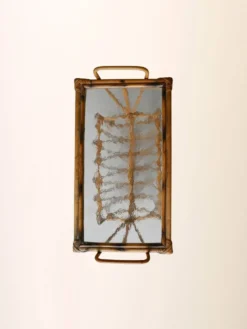 Porte-revues vintage suédois en bambou