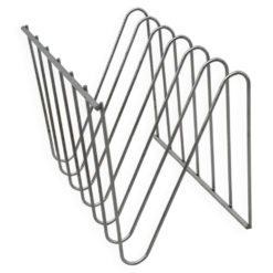 Porte-revue "Z" de François Arnal pour Atelier A en chrome, France 1970