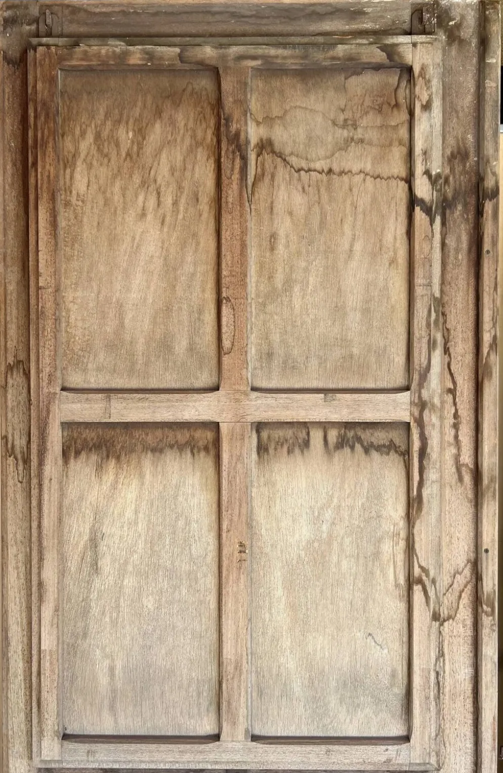 Portes en bois devanture de magasin ancienne + cadre