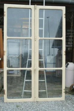 Portes vitrées en chêne