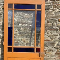 Porte vitrée ancienne L 92 x H 205
