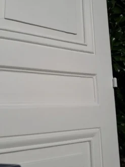 Porte 207x99,5cm de communication verso panneauté mouluré
