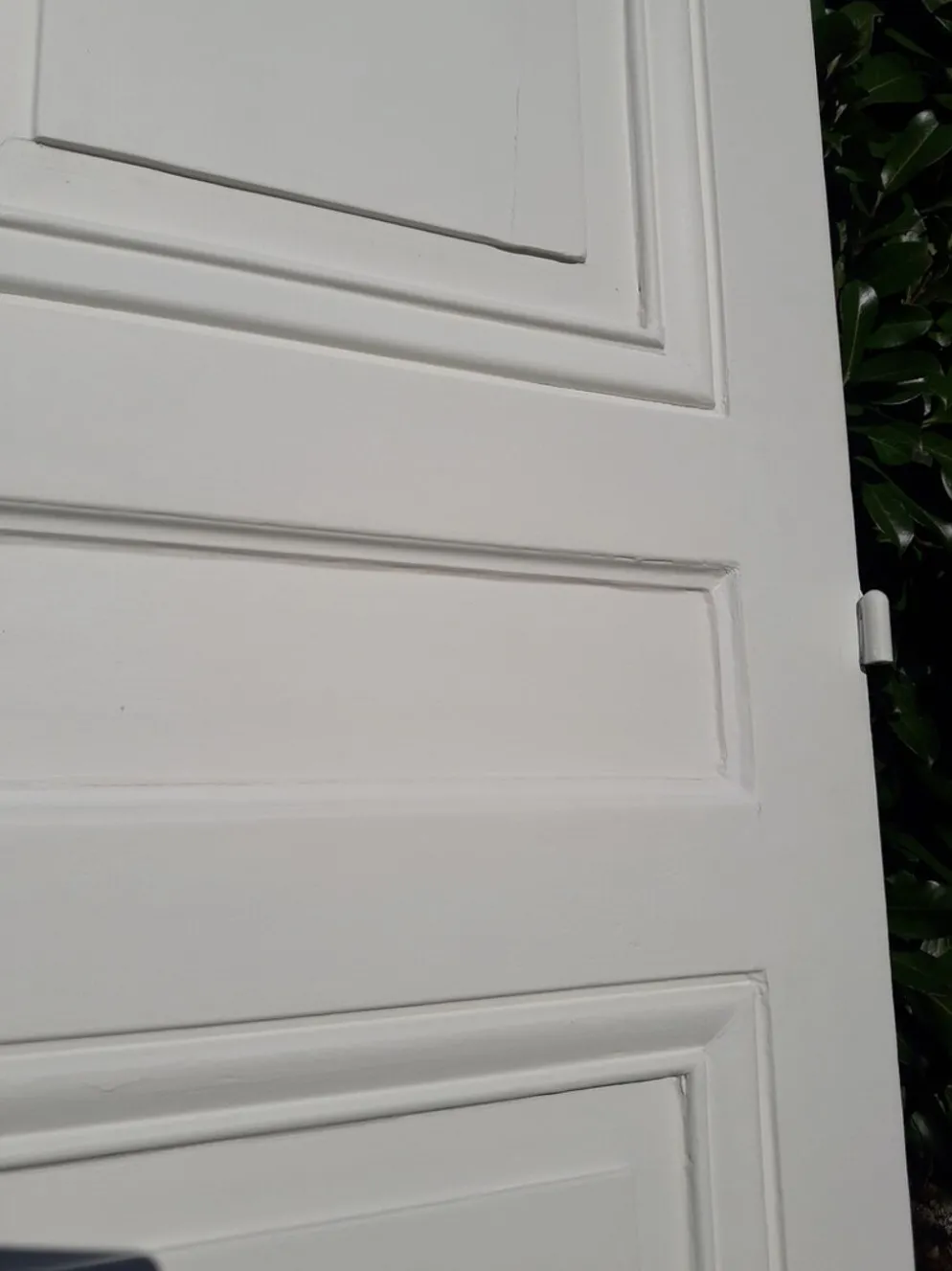 Porte 207x99,5cm de communication verso panneauté mouluré