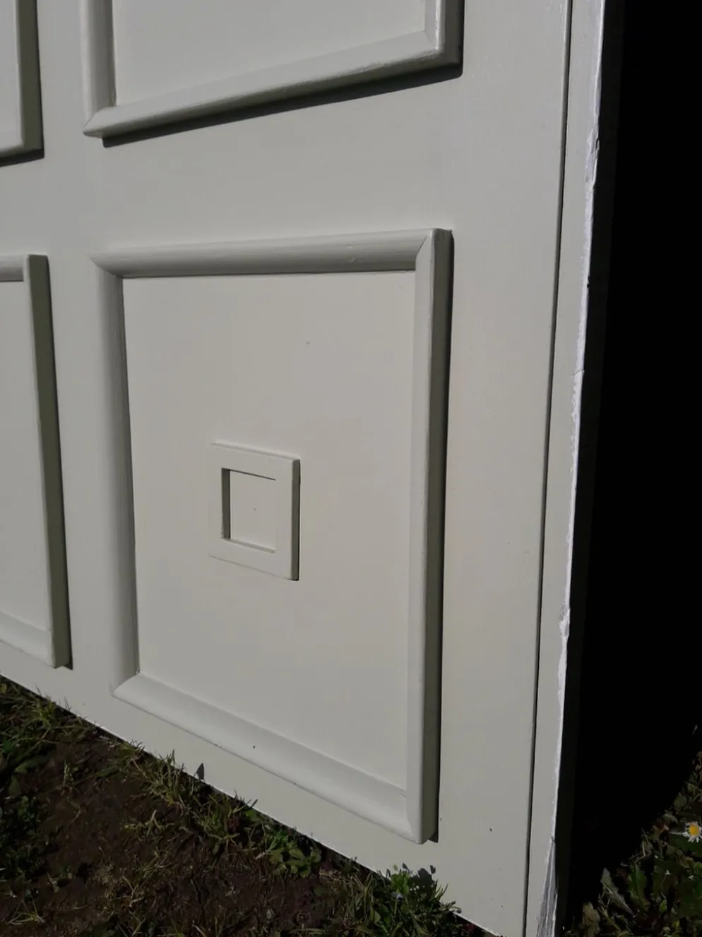 Porte 207x99,5cm de communication verso panneauté mouluré
