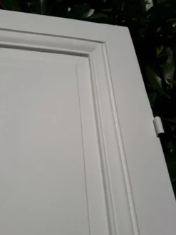 Porte 207x99,5cm de communication verso panneauté mouluré
