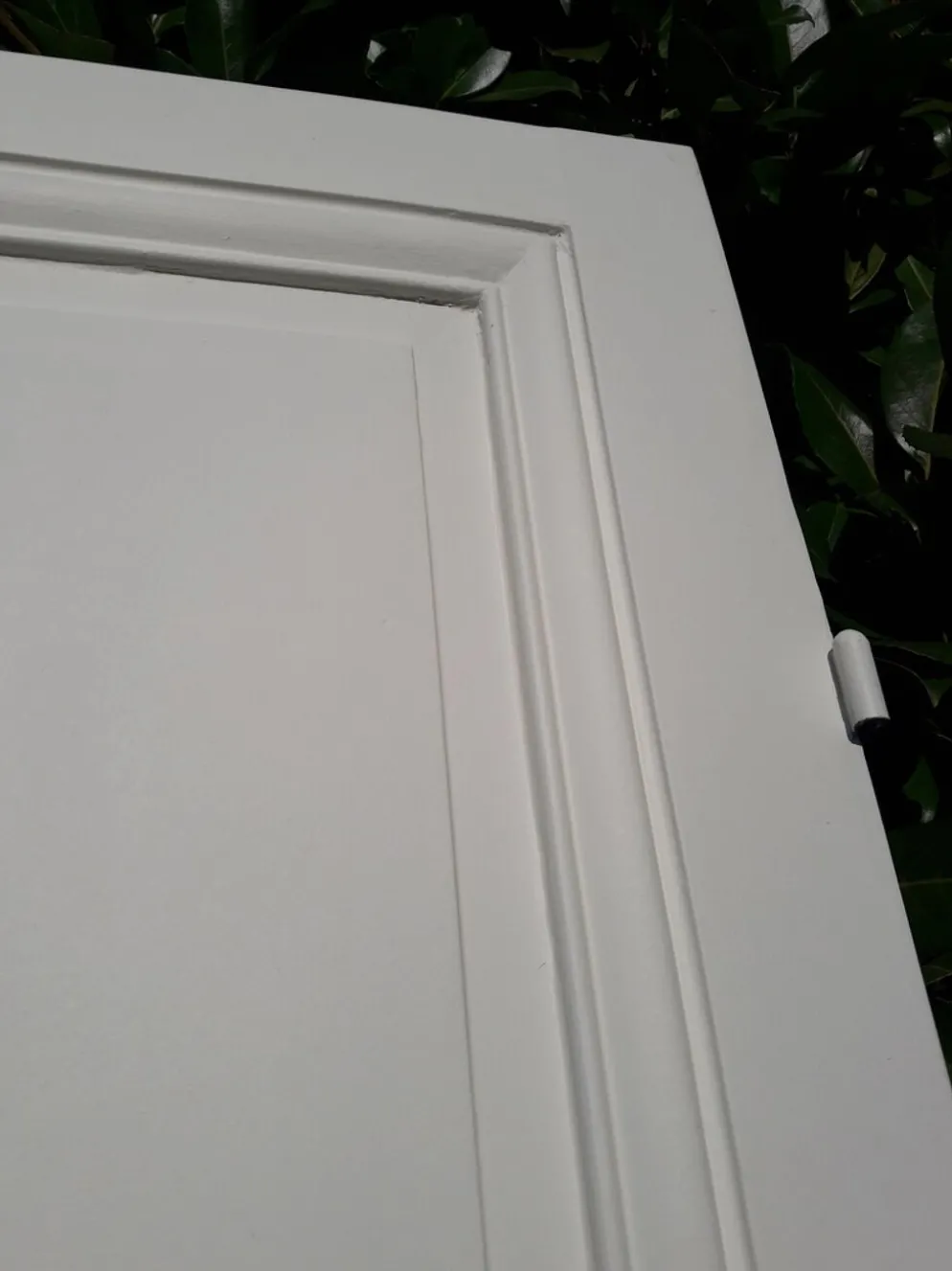 Porte 207x99,5cm de communication verso panneauté mouluré