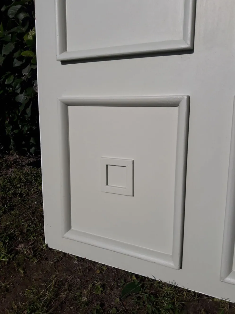 Porte 207x99,5cm de communication verso panneauté mouluré