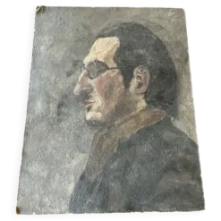 Portrait ancien d’homme – peinture sur panneau