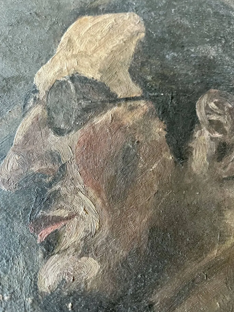 Portrait ancien d’homme – peinture sur panneau