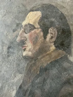 Portrait ancien d’homme – peinture sur panneau