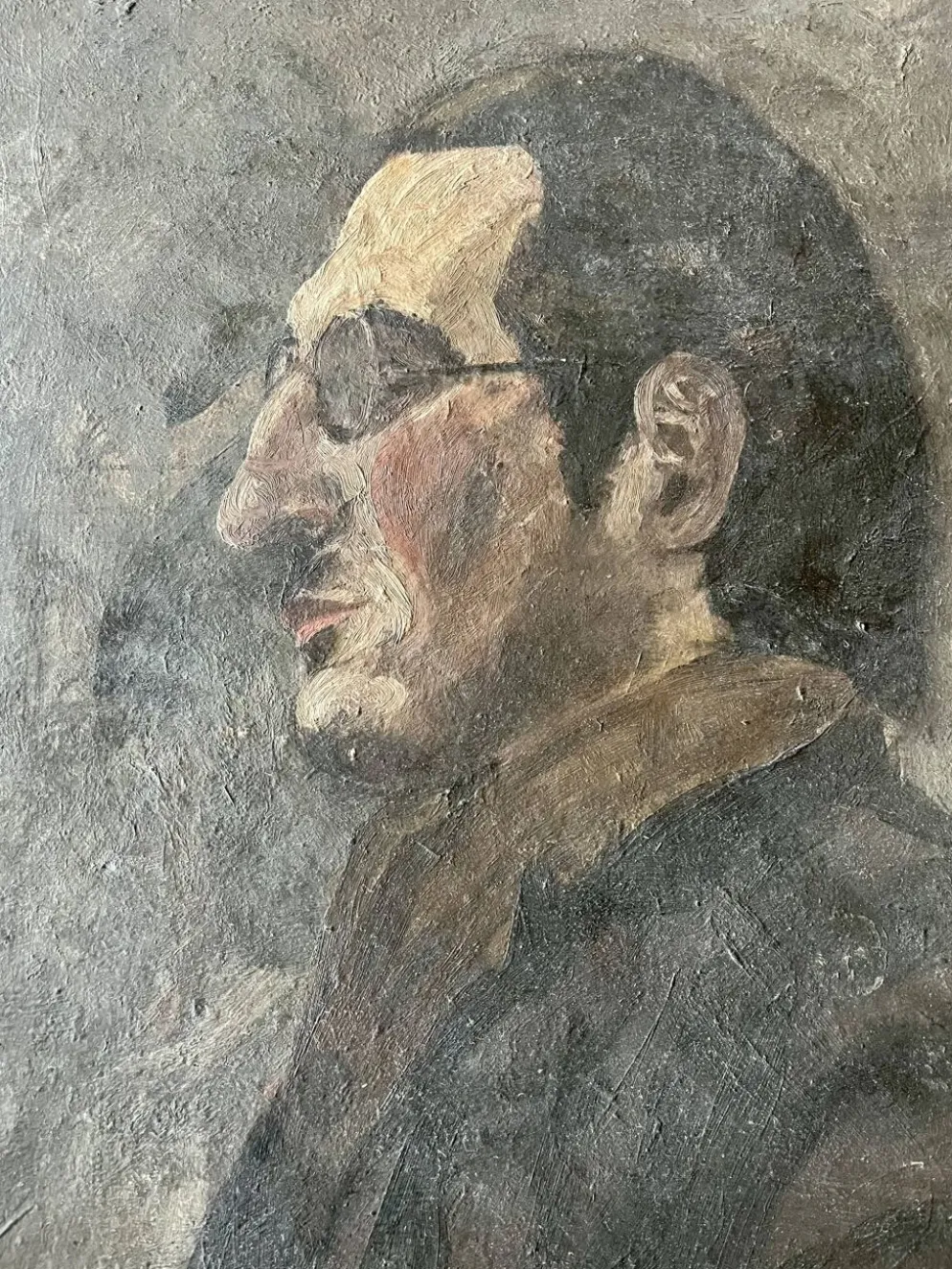 Portrait ancien d’homme – peinture sur panneau