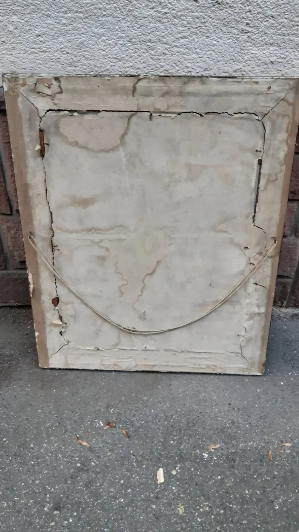 Portrait ancien huile sur panneau
