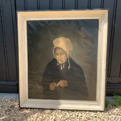 Portrait de dame signé 