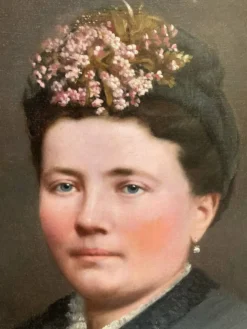 Portrait de femme 19ème siècle