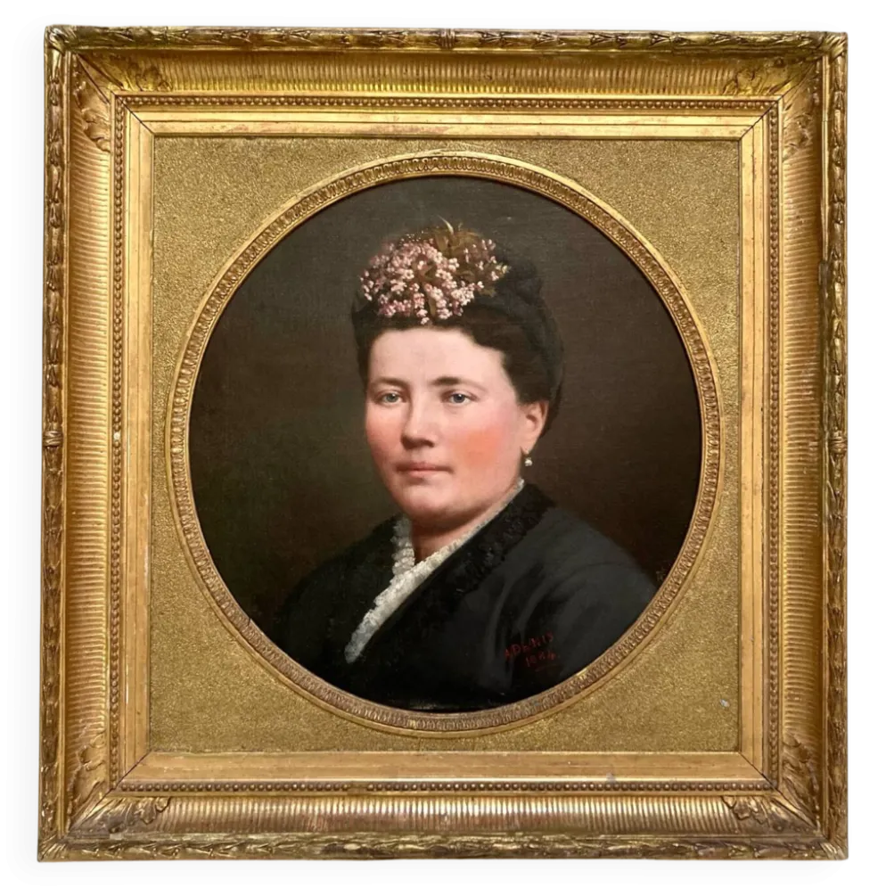 Portrait de femme 19ème siècle