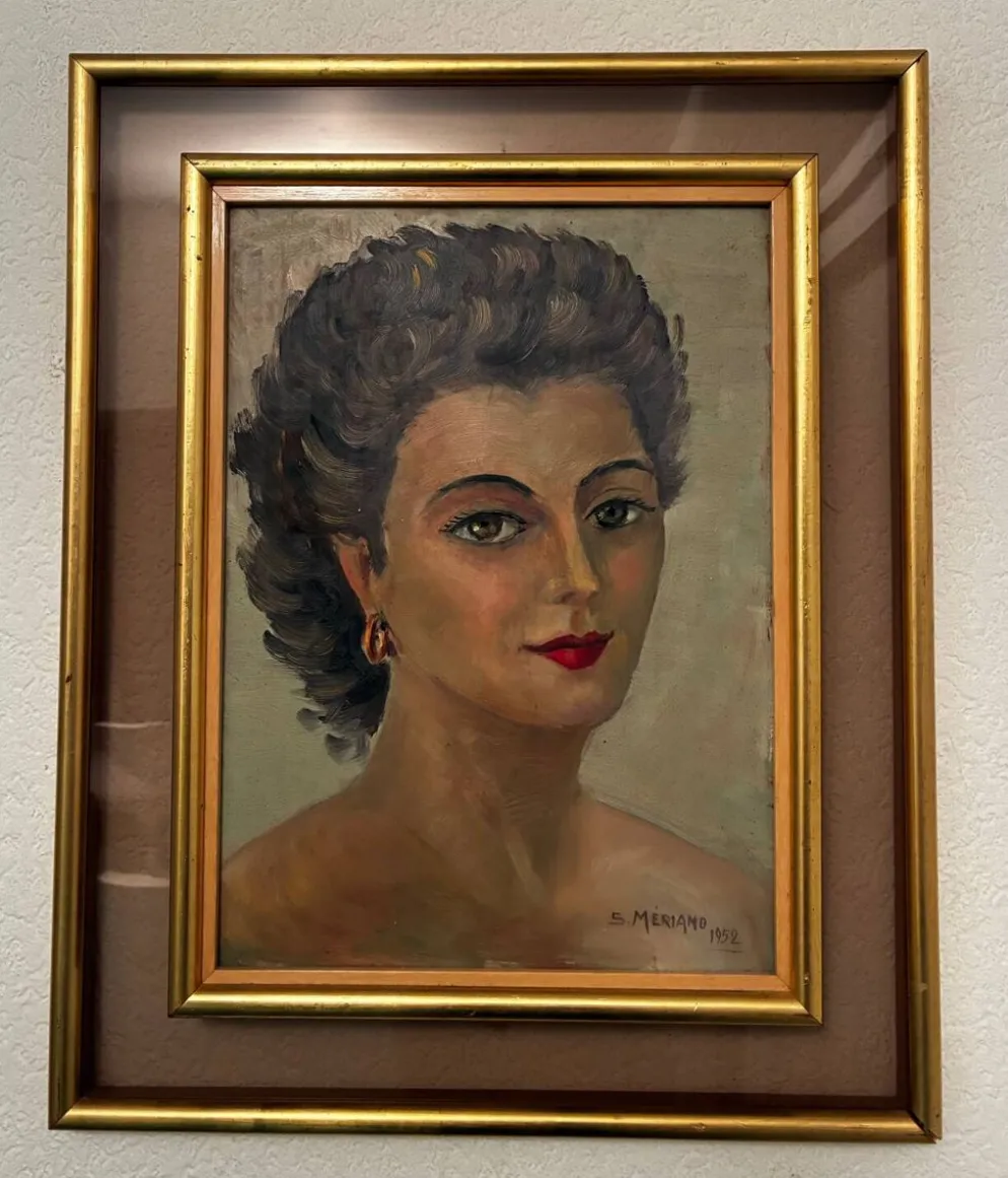 Portrait de femme, S. Mériano 1952