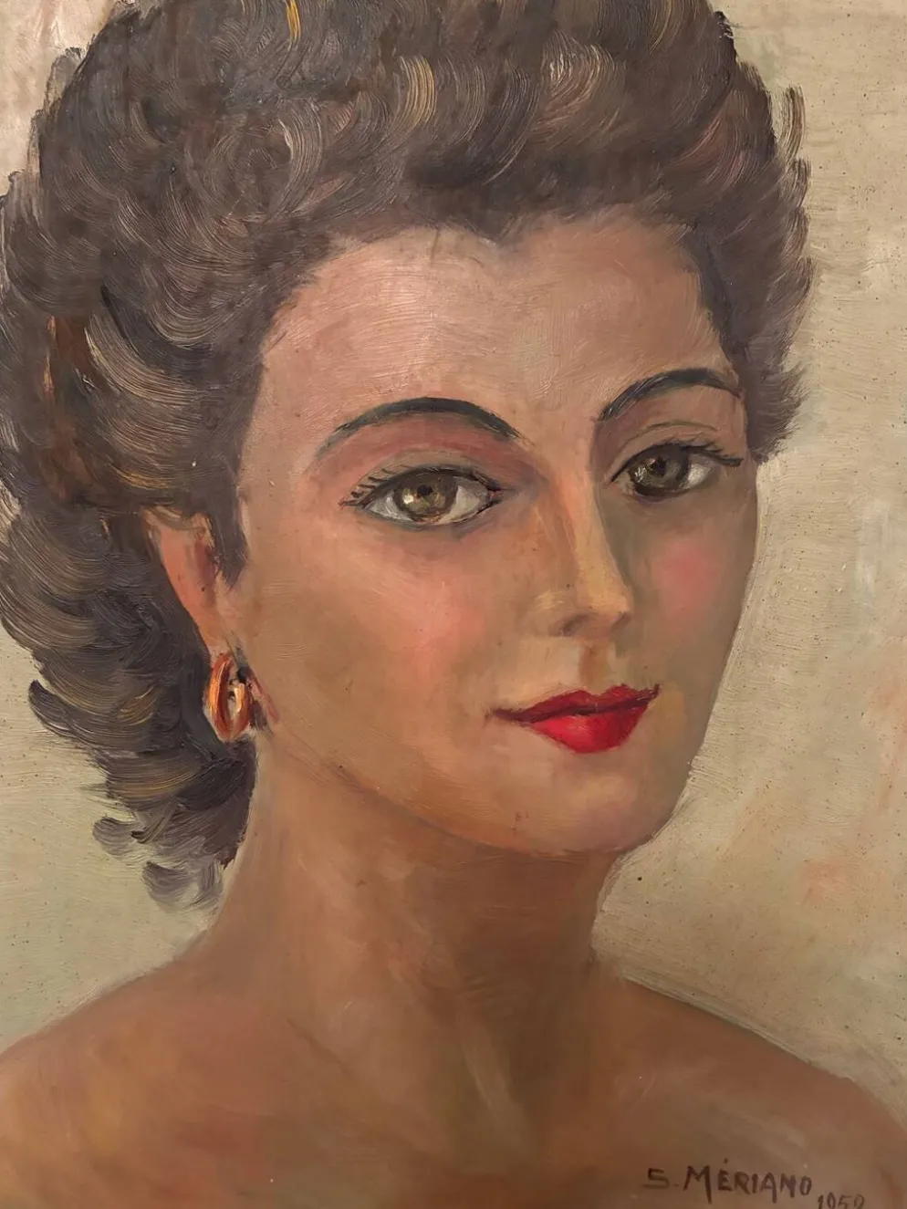 Portrait de femme, S. Mériano 1952