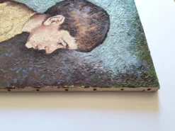 Portrait de garçon – huile sur toile - signé