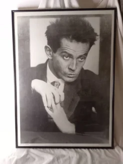 Portrait d'Egon Shiele,1914, photo d'Anton-Josef Trcka, affiche encadrée