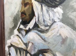 Portrait d'homme enturbanné