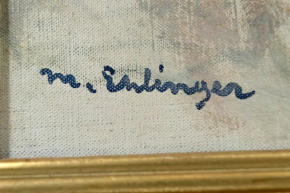 Portrait dénudé d’une jeune femme au foulard, Maurice Ehlinger, Circa 1940