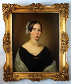 Portrait d'une dame du XIXe siècle
