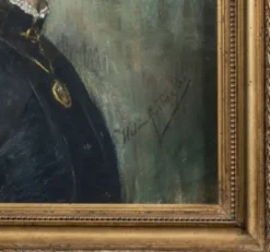 Portrait d'une jeune femme au médaillon, Jeanne Puget, épouse Cocha