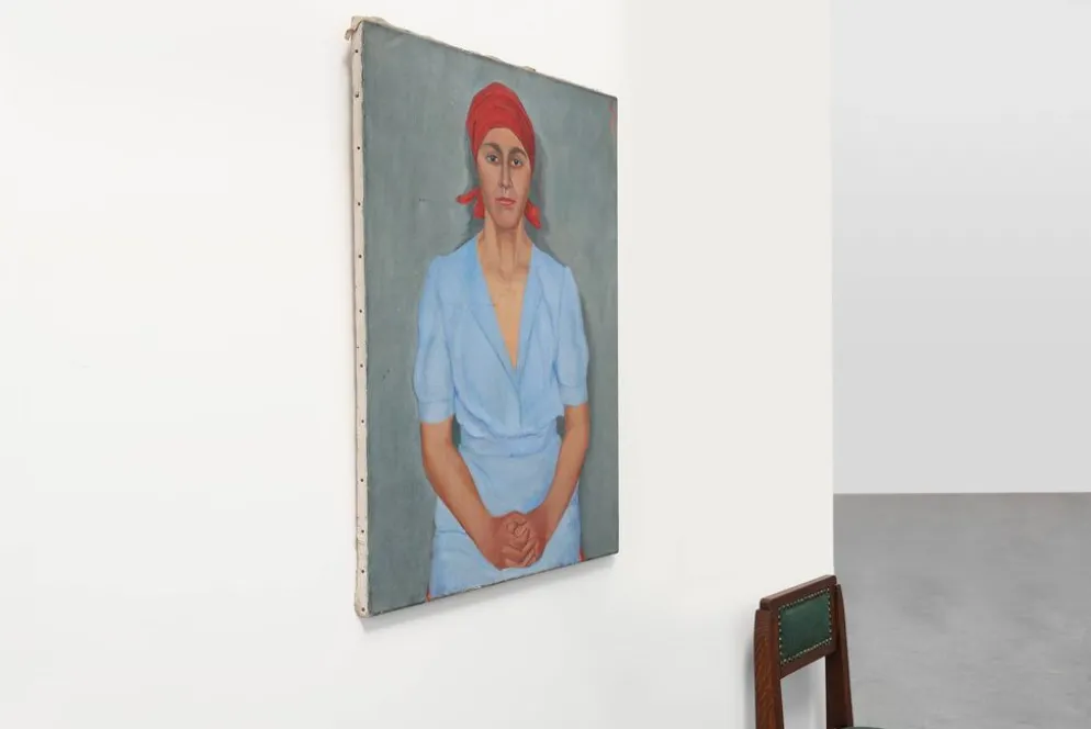 Portrait expressionniste d'une femme, Belgique 20e siècle