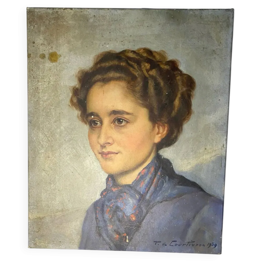 Portrait Femme T. de Courtivron 1939