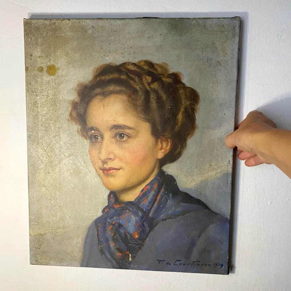 Portrait Femme T. de Courtivron 1939
